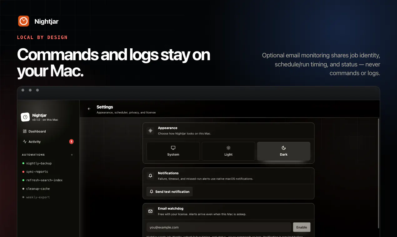 Nightjar screenshot 5