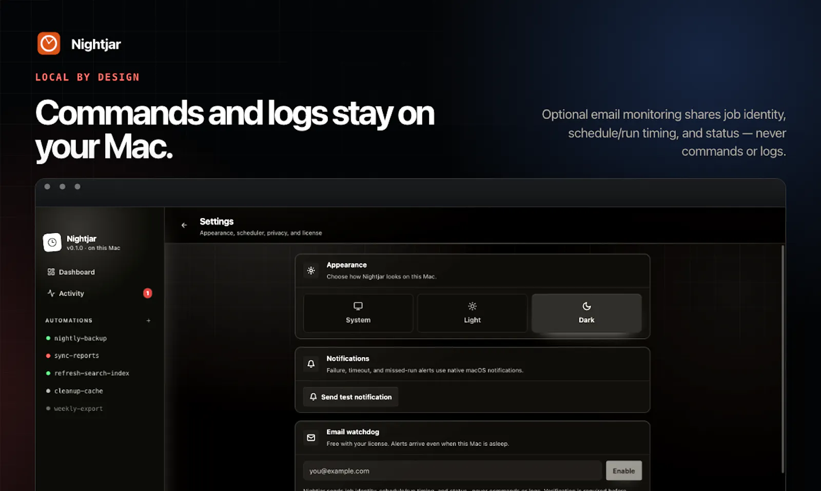 Nightjar screenshot 6