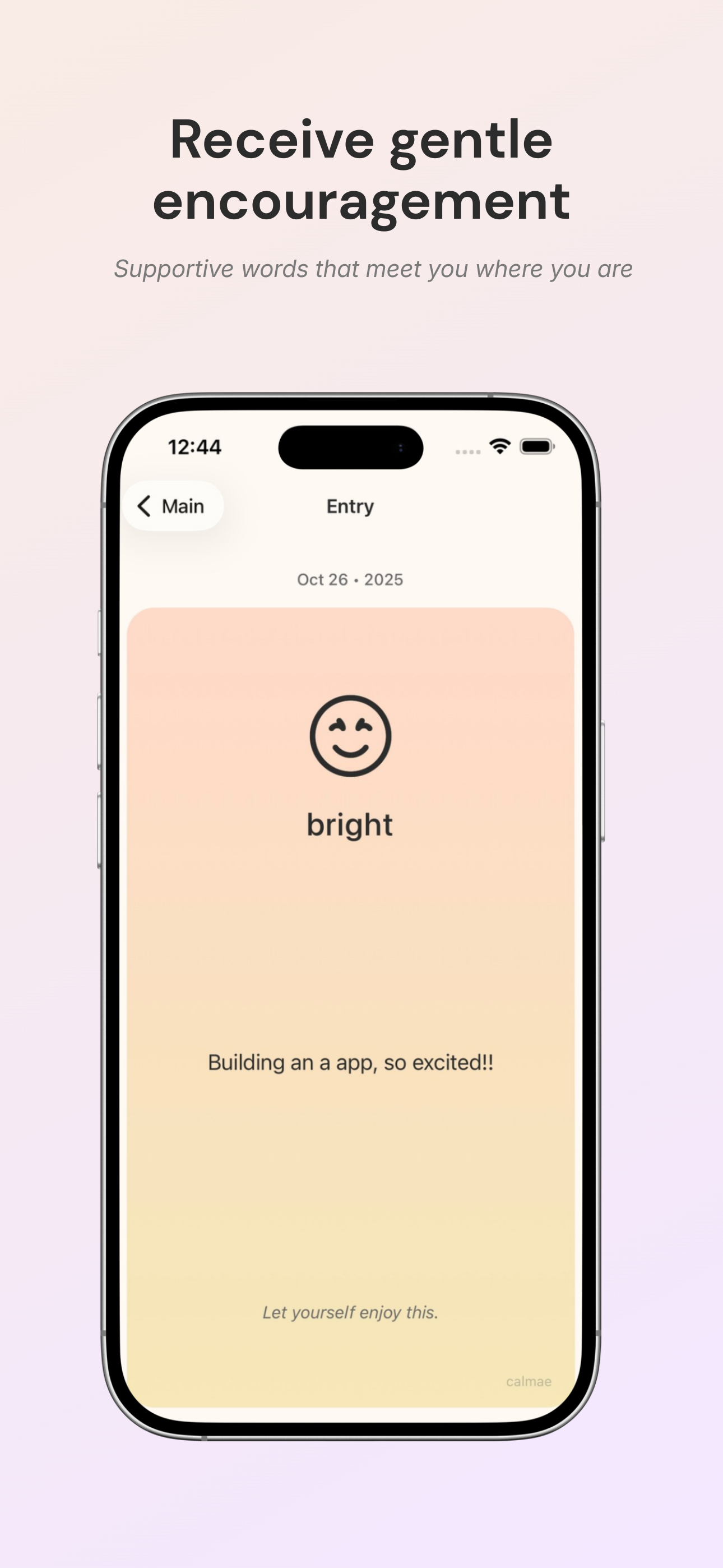 Calmae - Screenshot 3 showing product features and functionality