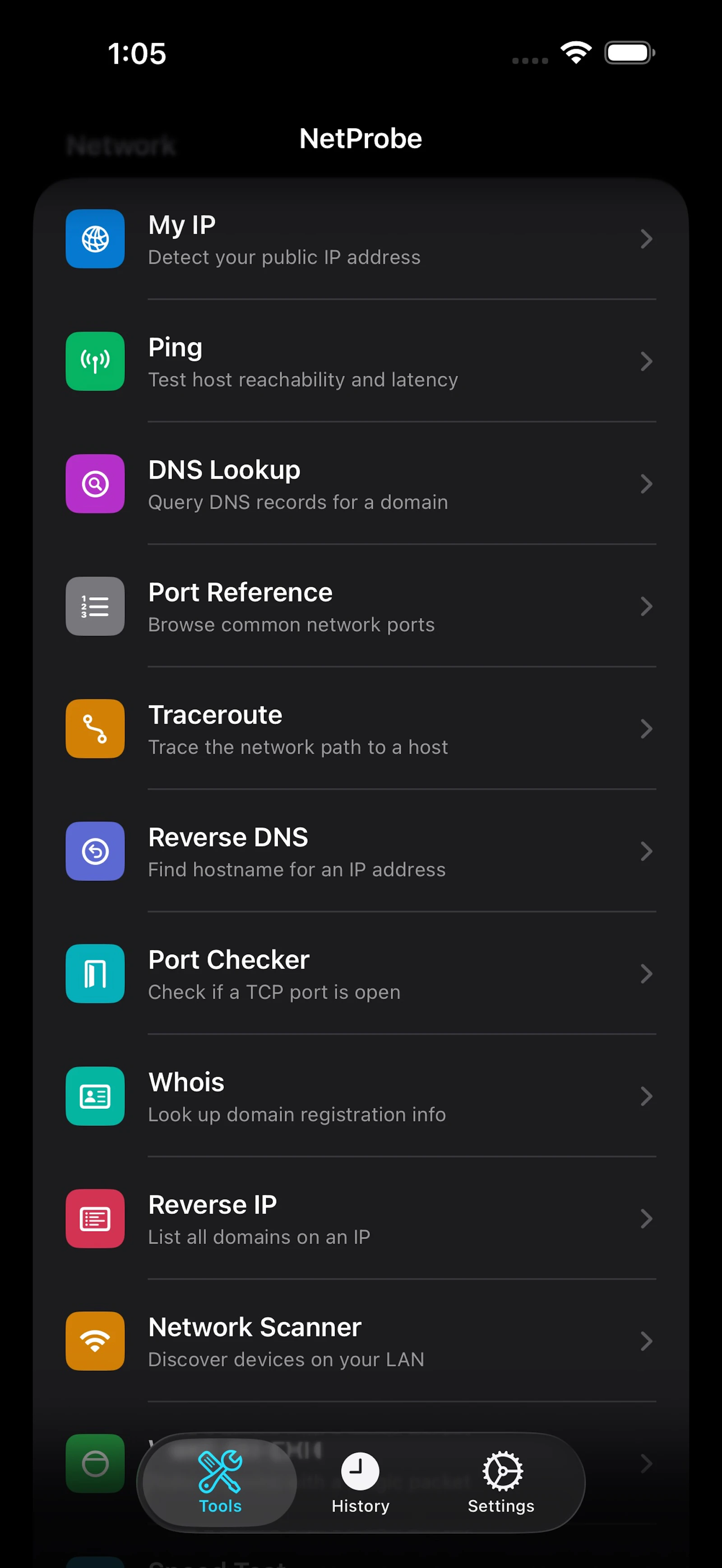 NetProbe screenshot 16