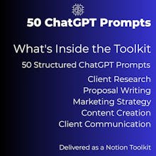 50 ChatGPT Prompts for Freelancers gallery image