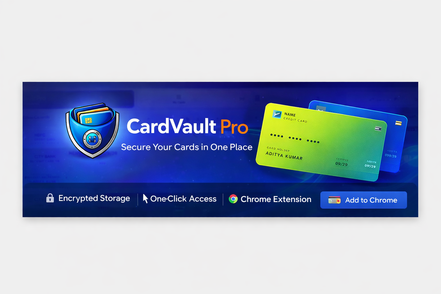 CardVault Pro - Secure Card Manager - Screenshot 2 showing product features and functionality