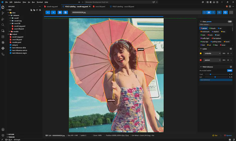 YOLO Labeling screenshot 1