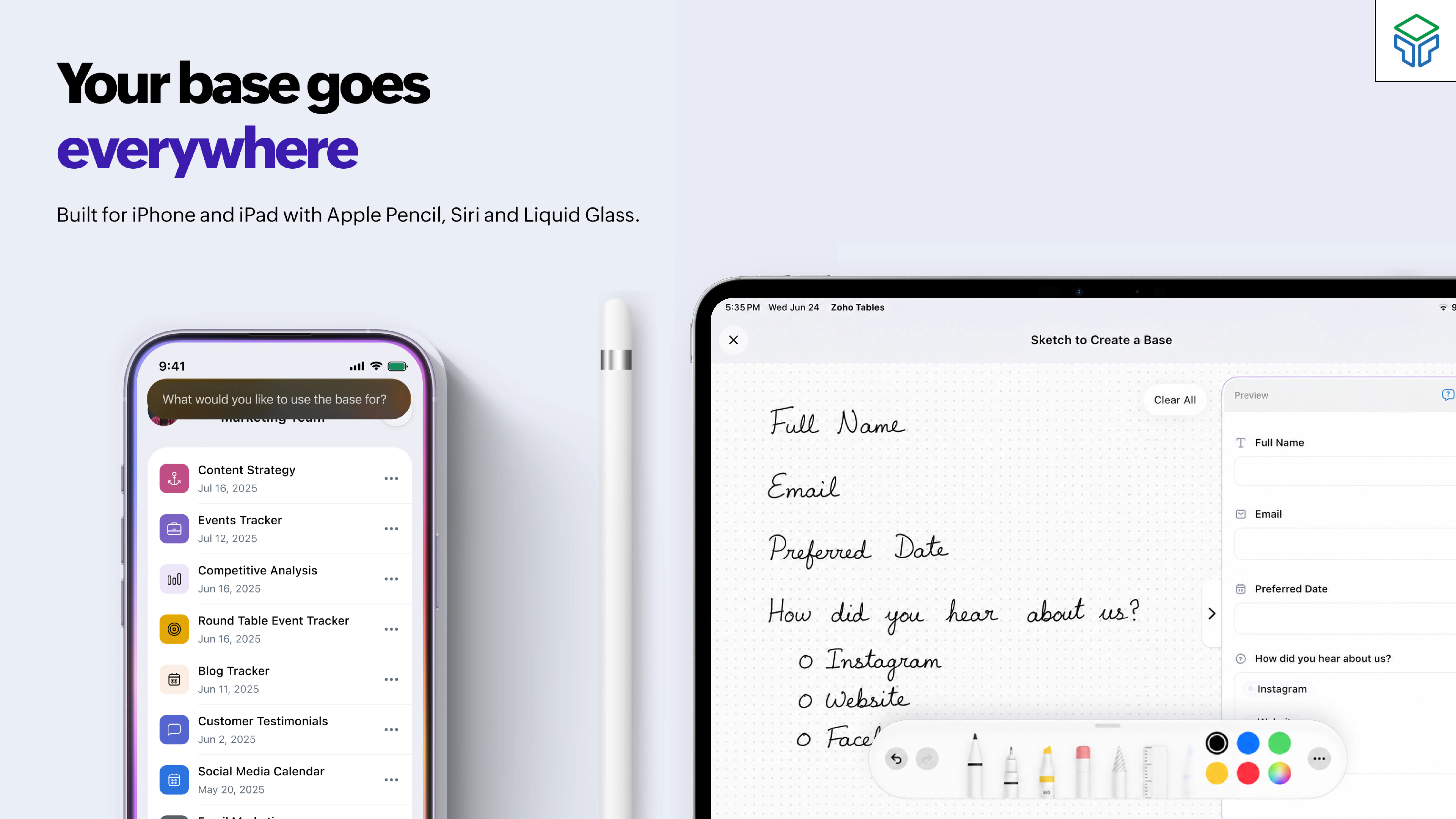 Zoho Tables gallery image