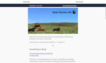 Quiet Stories Newsletter gallery image
