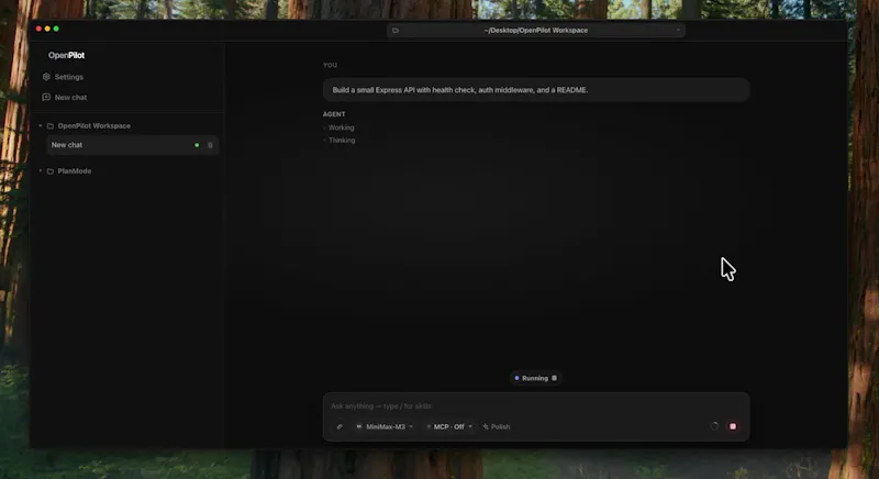 OpenPilot screenshot 2