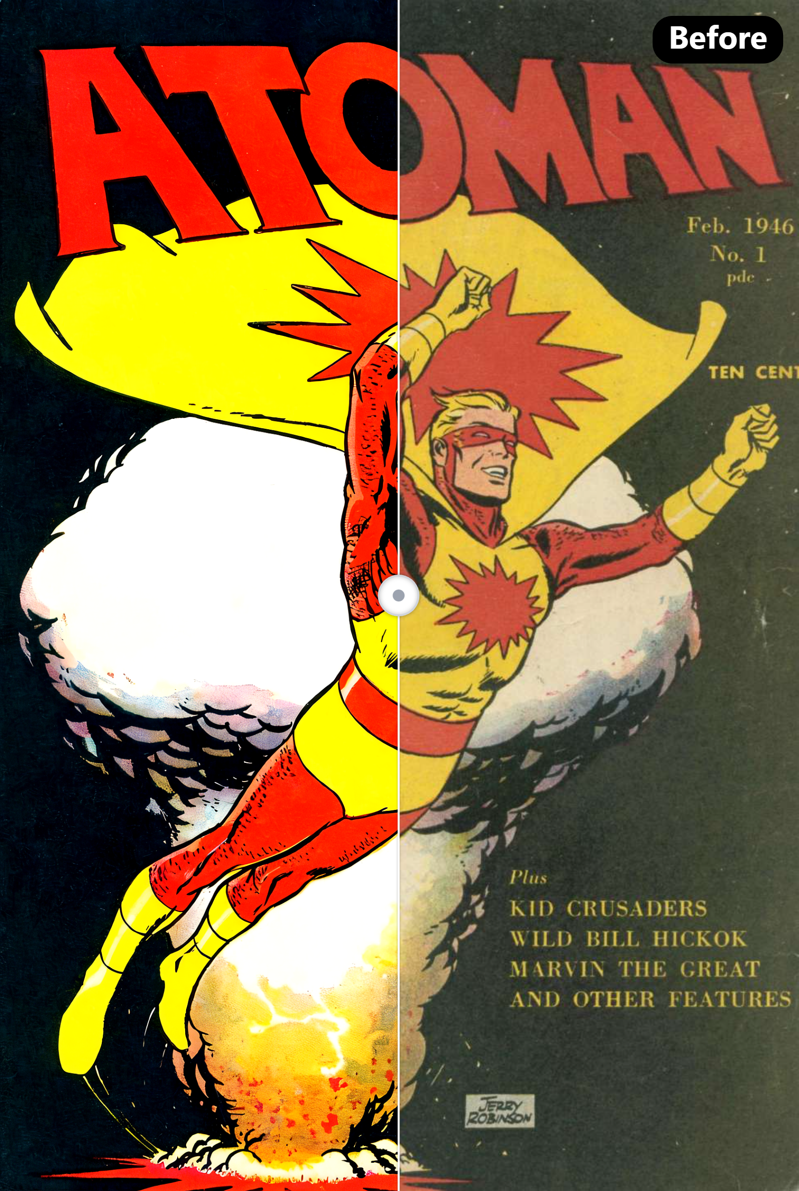 Comic Restore - Screenshot 2 showing product features and functionality