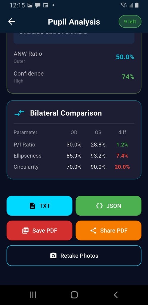PupilMetrics Research Tool gallery image