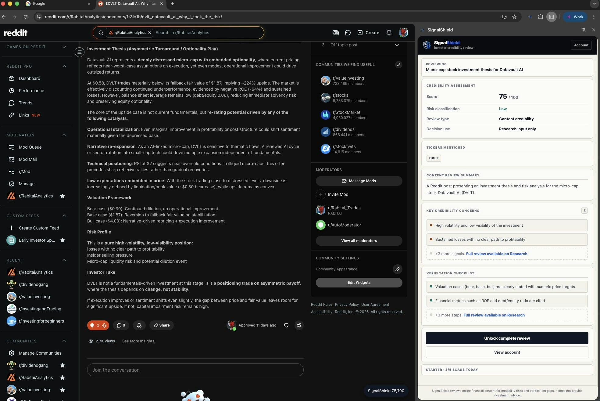 SignalShield: Verify Market Narratives gallery image