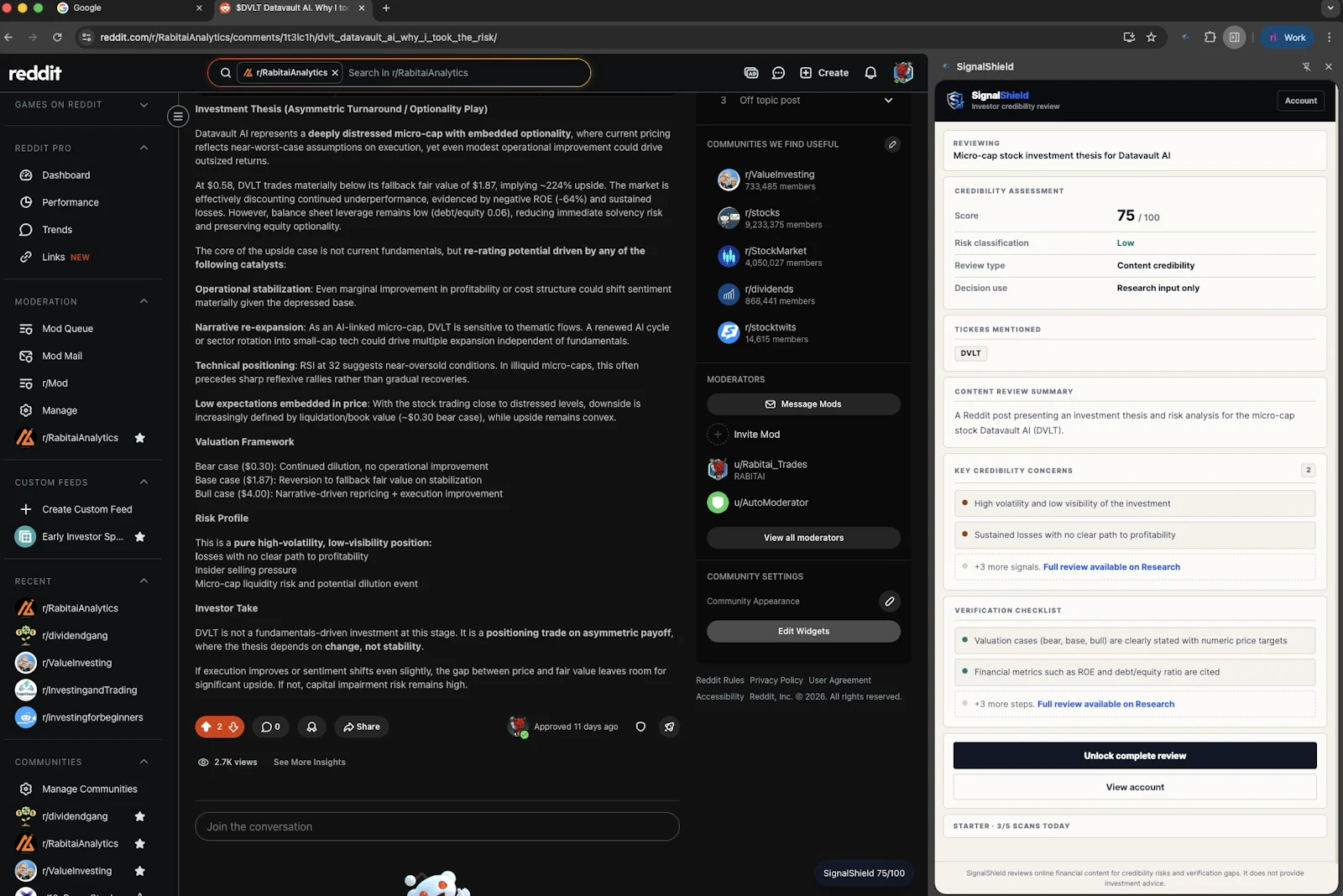 SignalShield: Verify Market Narratives screenshot 9