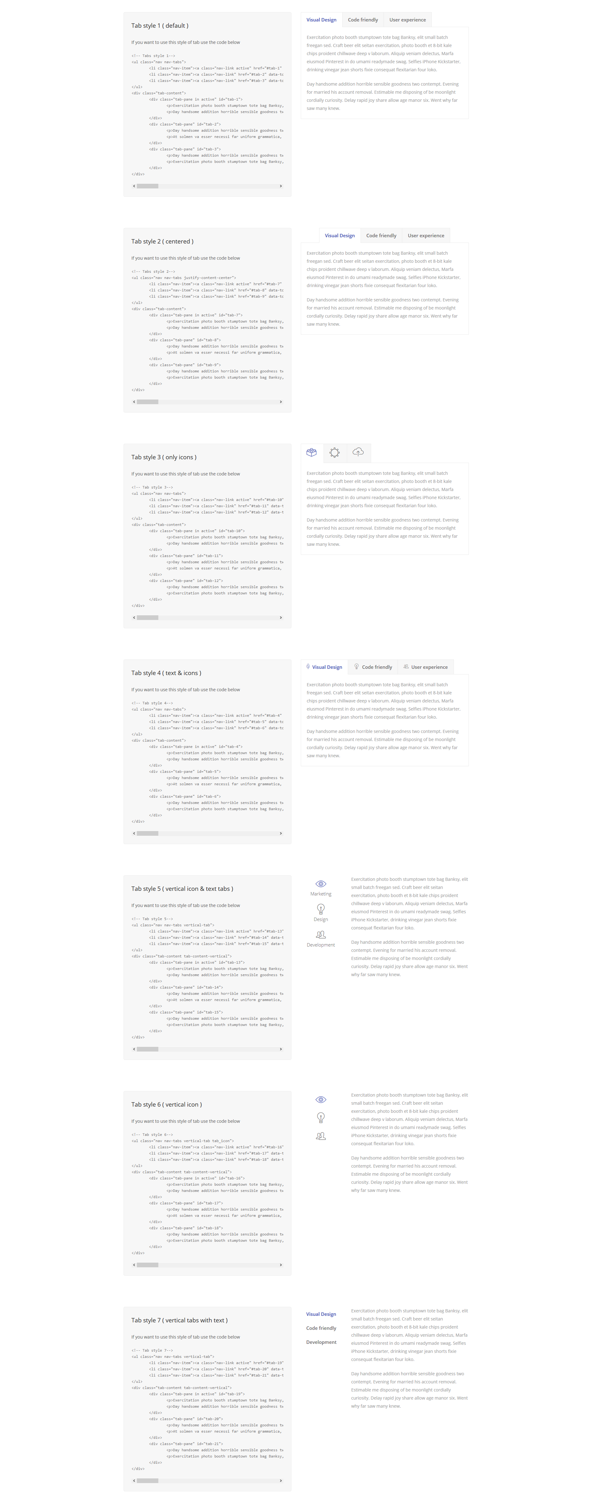 Picseel-Bootstrap 4 UI Elements gallery image