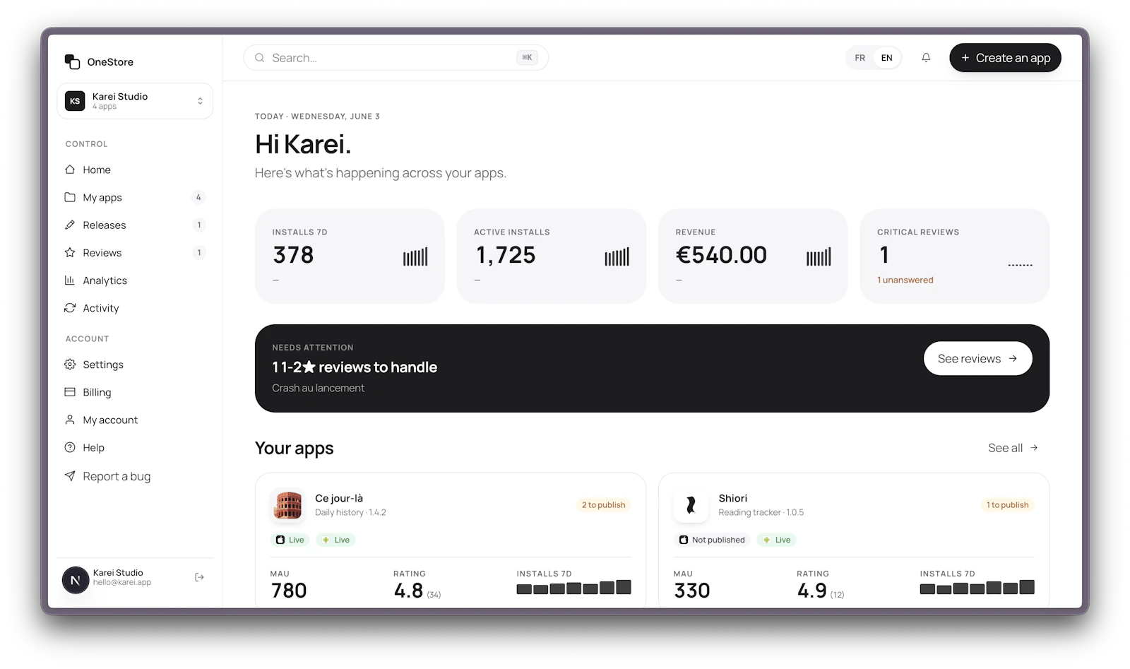 OneStore screenshot 2