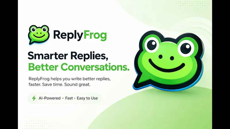 ReplyFrog screenshot 1 (video preview)