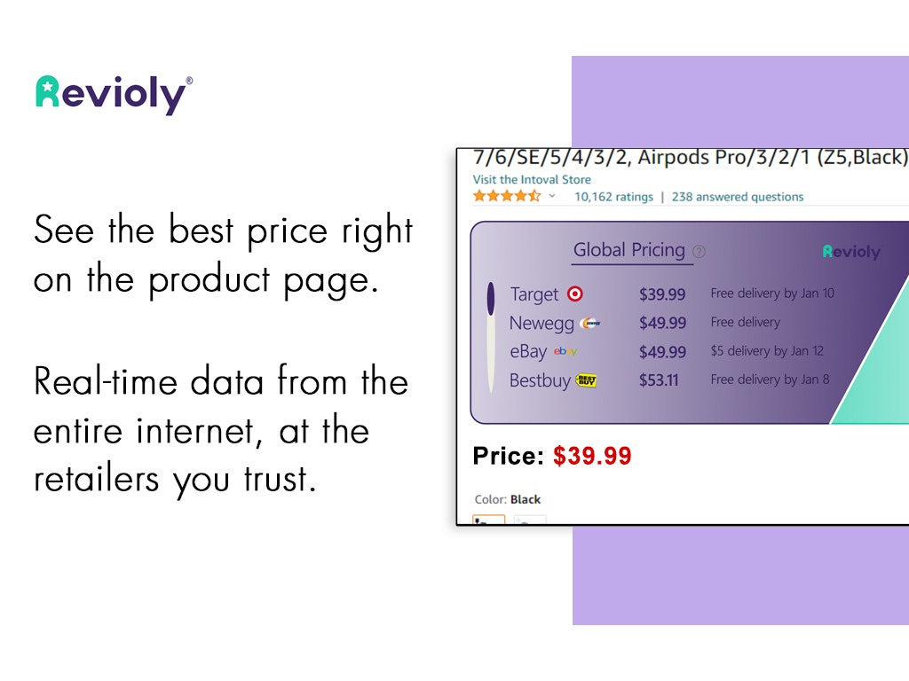 Revioly Free Chrome Shopping Extension gallery image