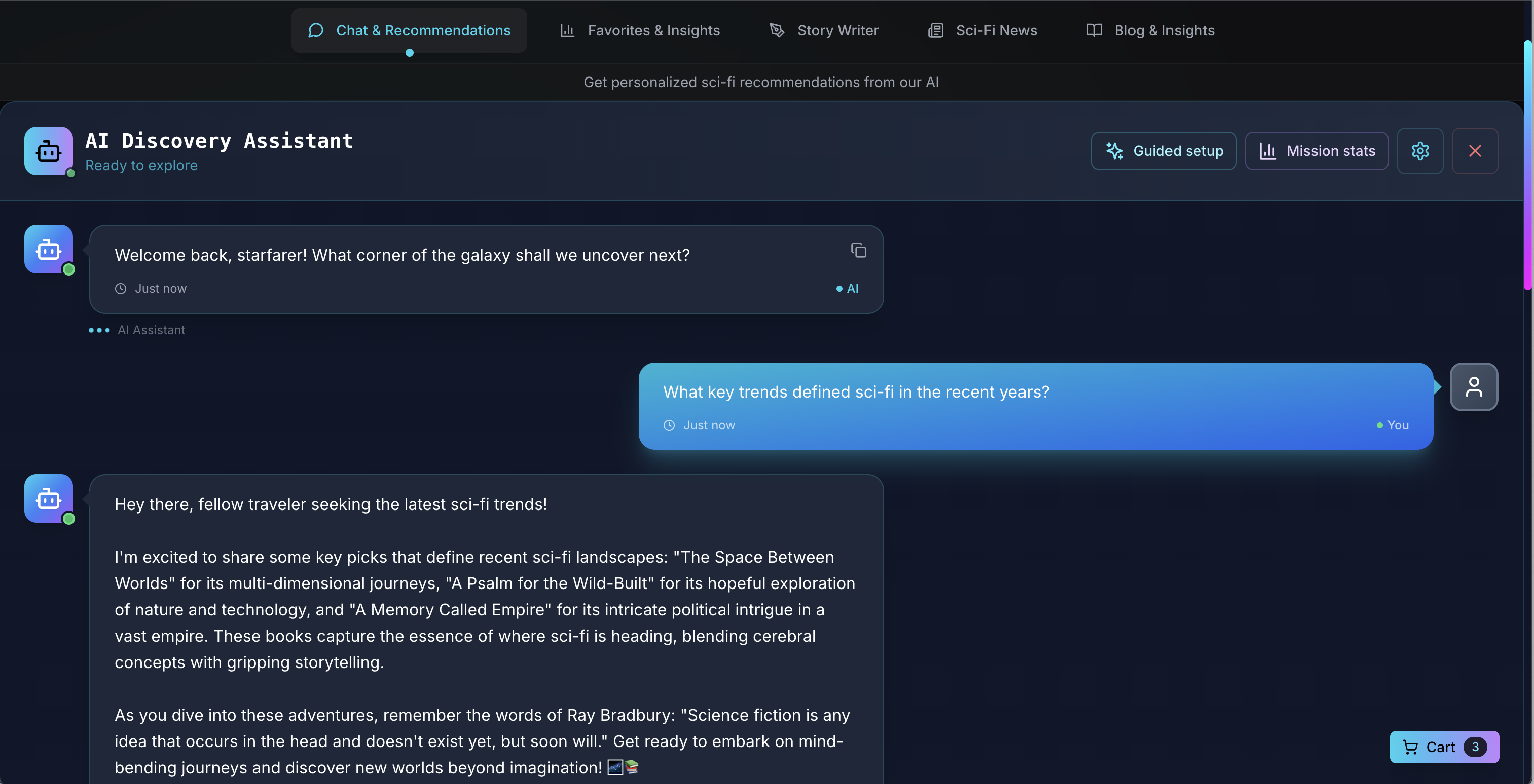 Média Sci-Fi-Planet.com - Plateforme de découverte et de recommandation de science-fiction 4