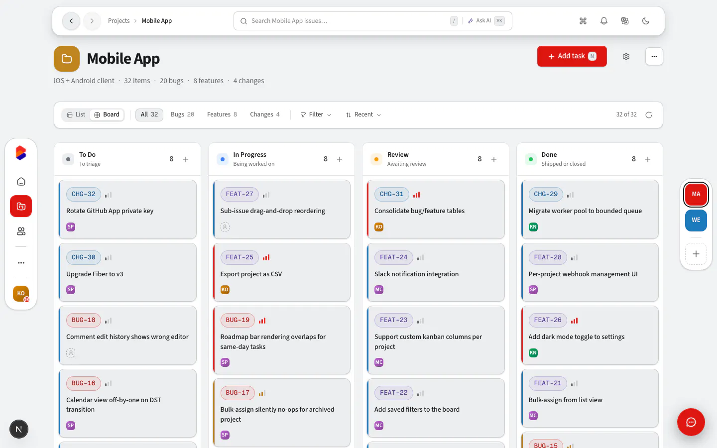 Bugboard.ai - Issue Tracking gallery image