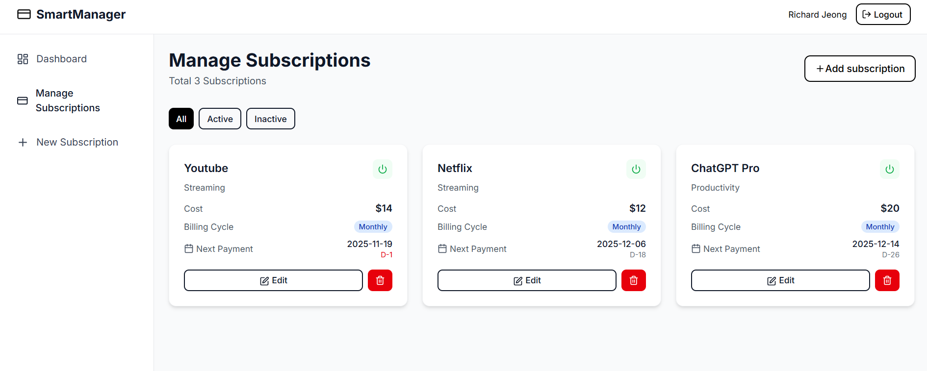 SmartManager gallery image