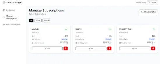 SmartManager gallery image