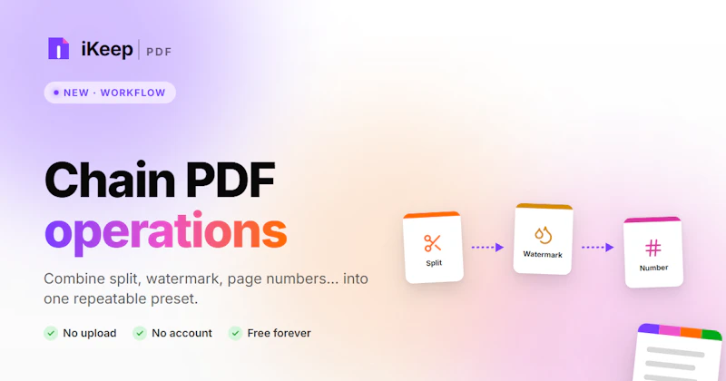 iKeepPDF screenshot 2