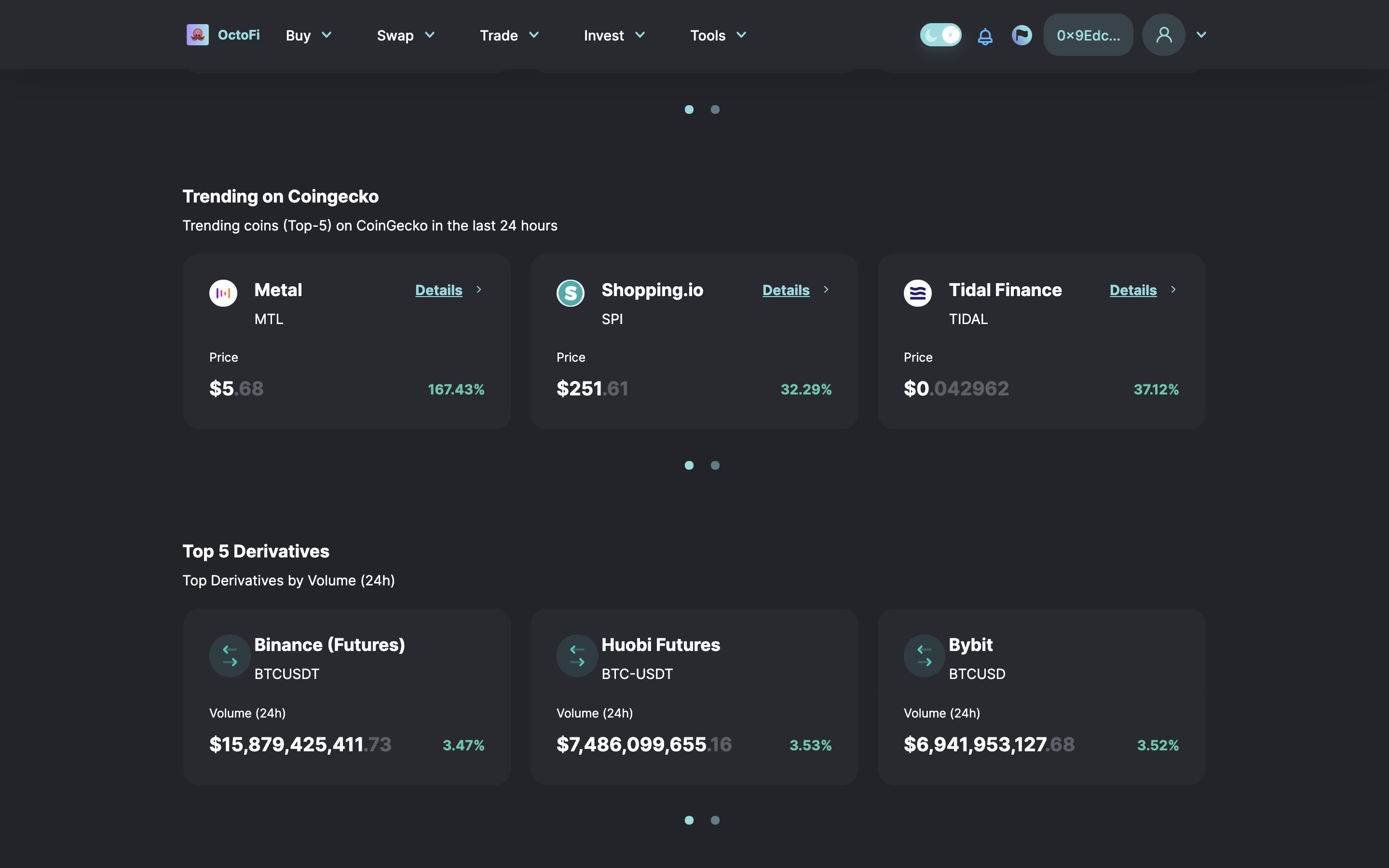 OctoFi gallery image