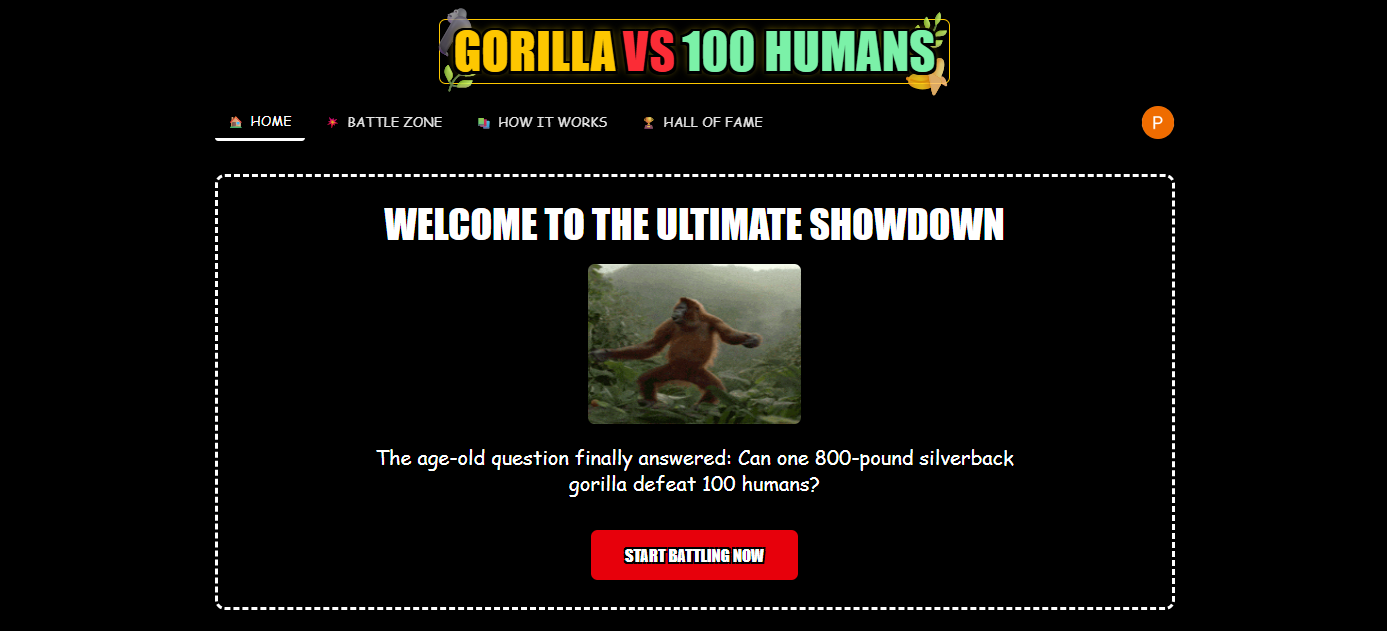 Media Gorilla vs 100Humans - Naluri memenuhi strategi dalam pertunjukan survival muktamad! 1