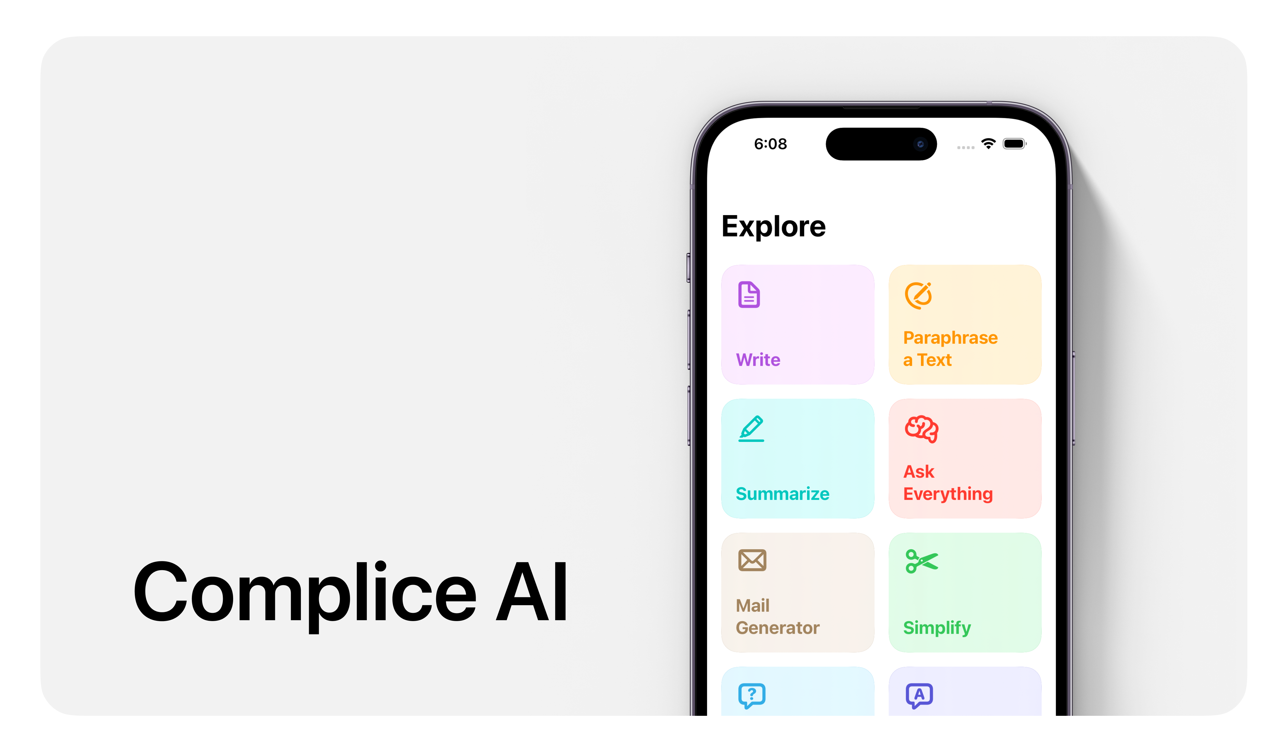 Média Complice que vous avez - Belle application native Chatgpt iOS et la boîte à outils Ultimate AI. 8
