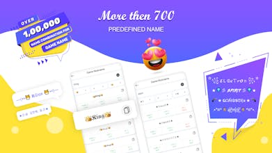 Fancy Fonts, Text and Nickname gallery image