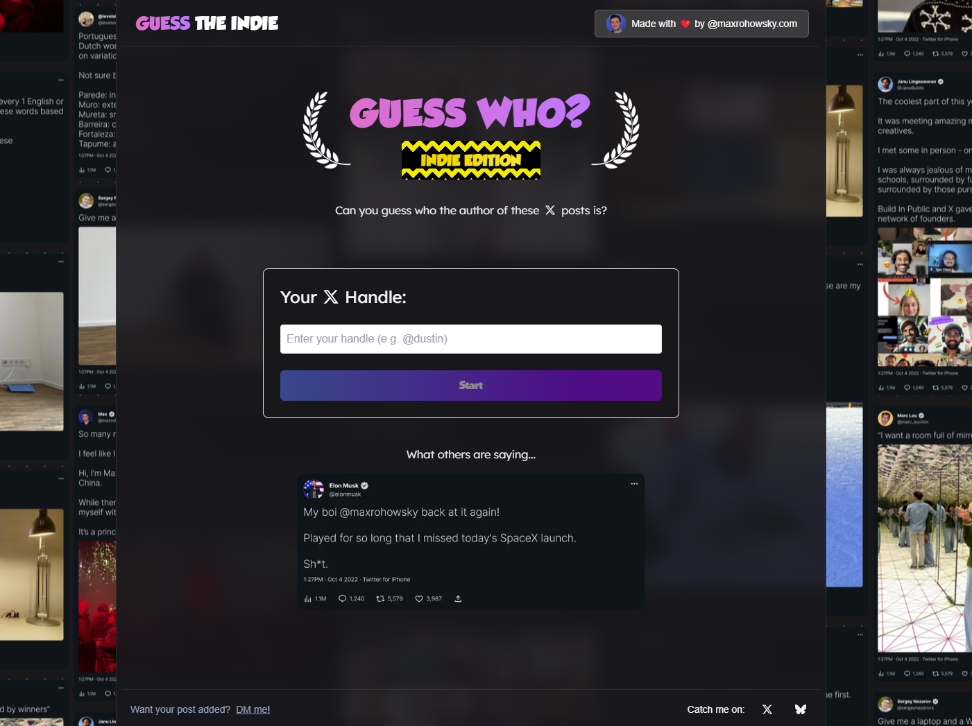 Media Tebak siapa!Kuiz penggodam indie 2