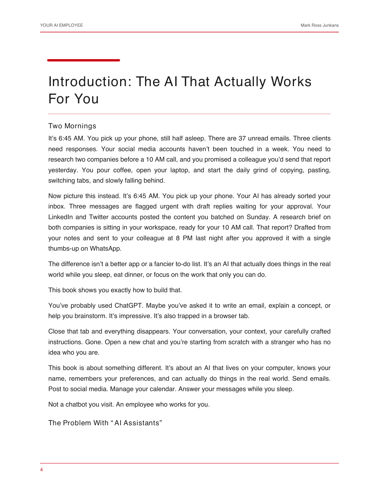 Your AI Employee - Screenshot 4 showing product features and functionality