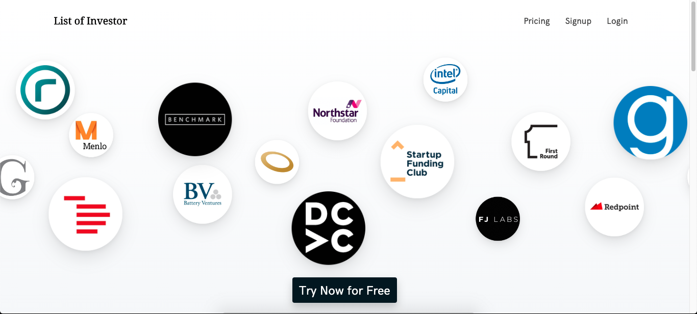 List of Investor gallery image