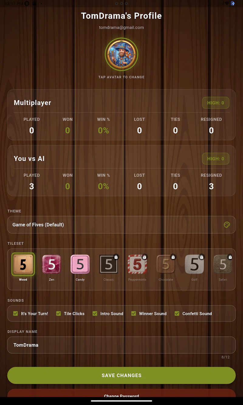 Game of Fives screenshot 3