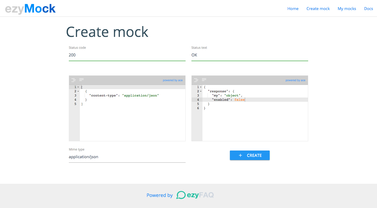 ezyMock gallery image