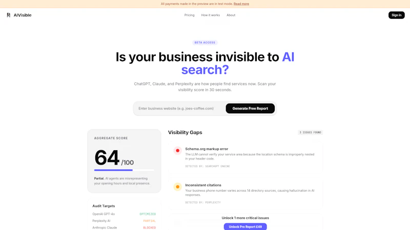 AI visibility buddy screenshot 1