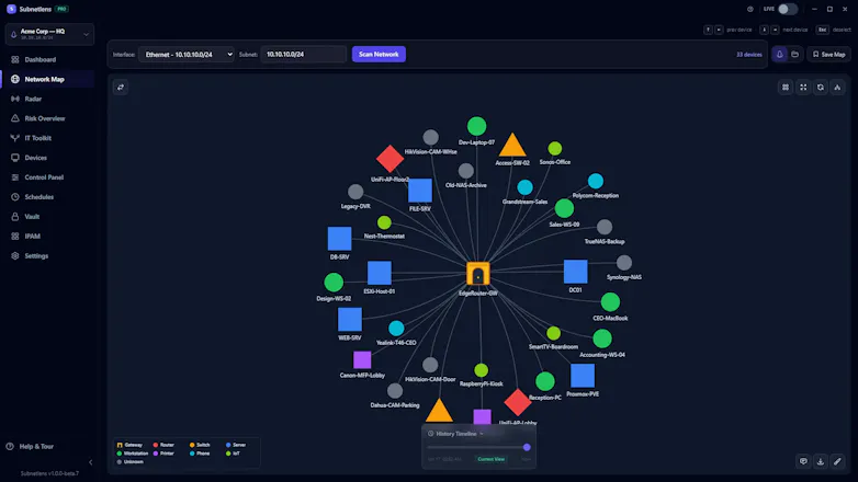 Subnetlens - Network Scanner for Windows gallery image