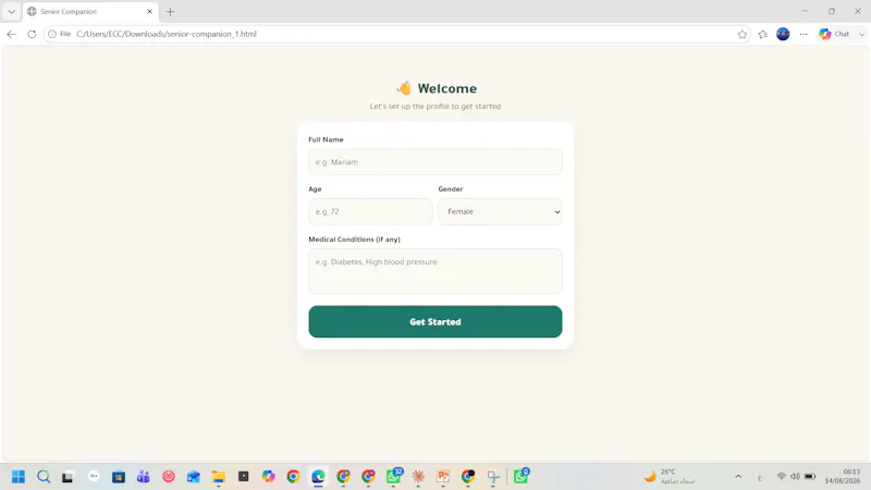 Senior Companion  screenshot 1