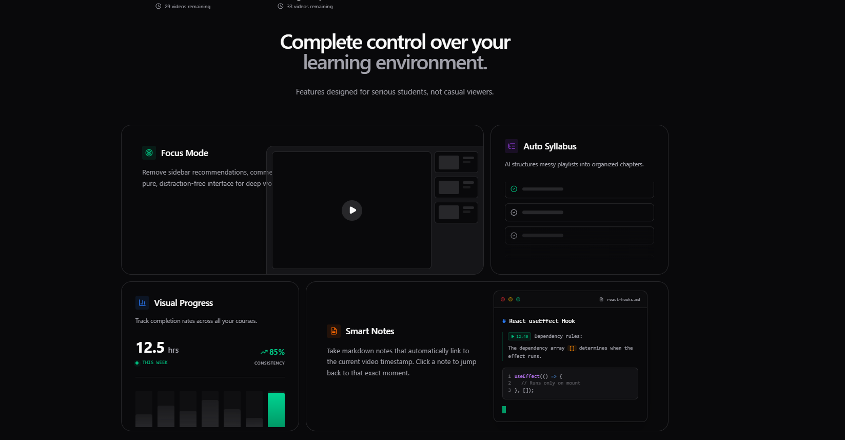 SyncStudy - Screenshot 3 showing product features and functionality