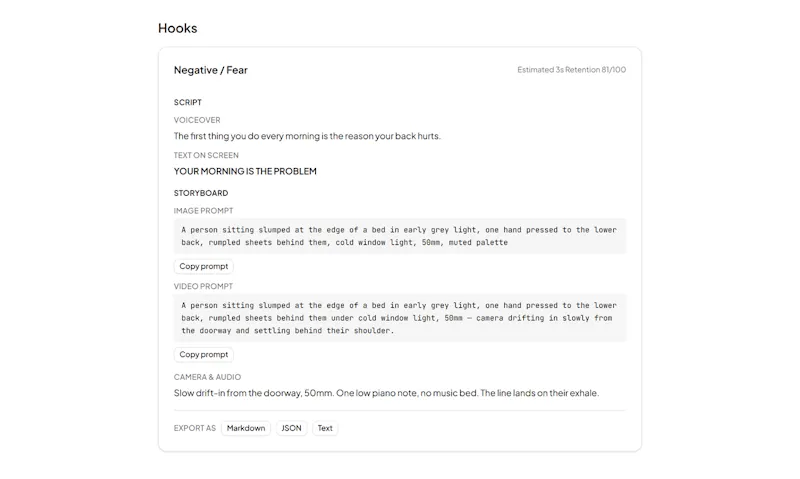 AI Video Hook Generator screenshot 4