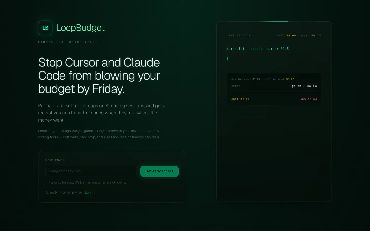LoopBudget