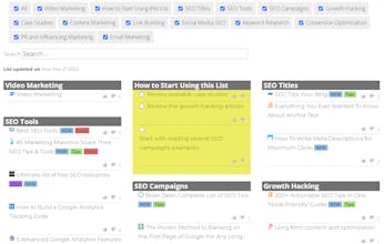 WordPress Curated Lists Manager gallery image