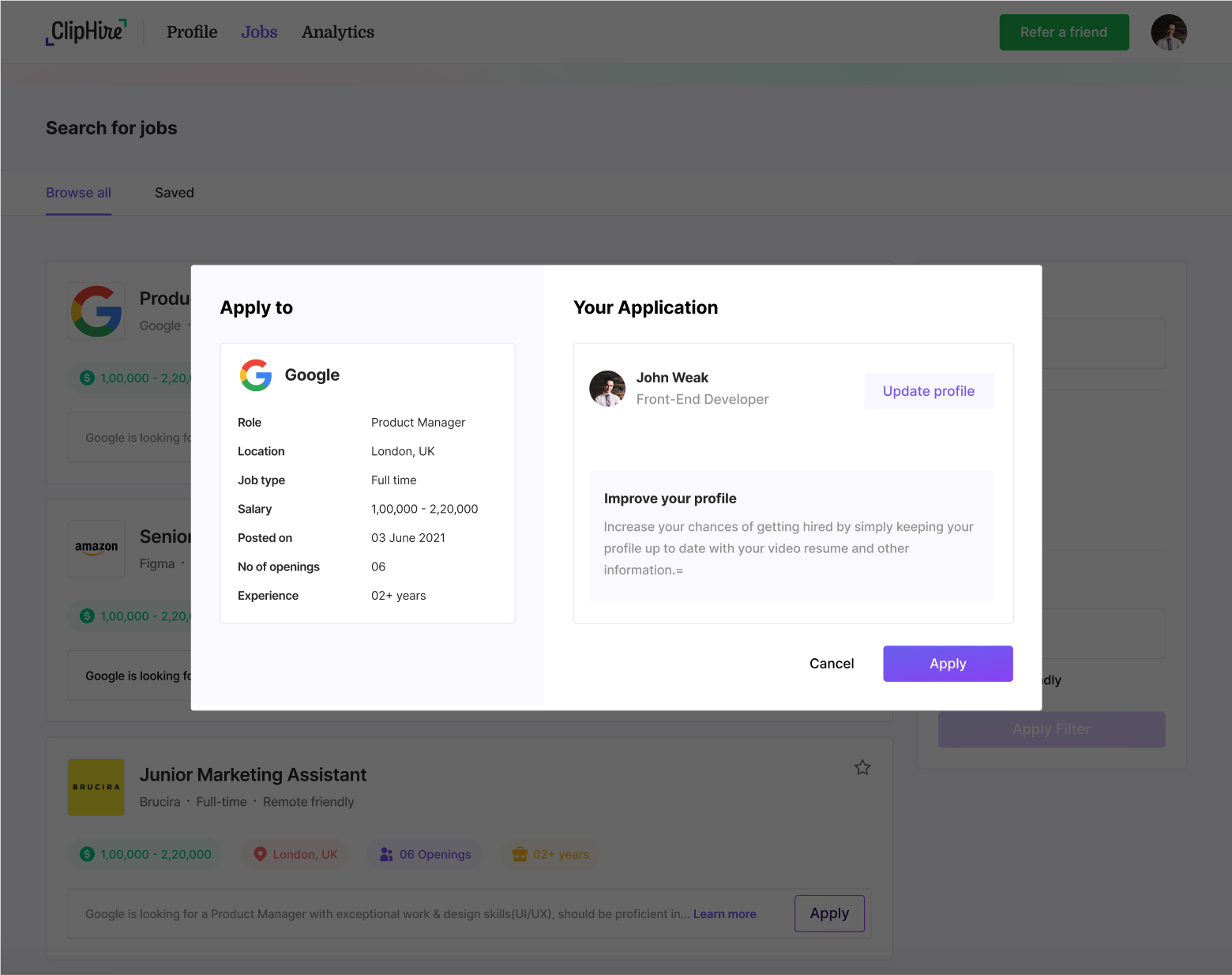 ClipHire gallery image