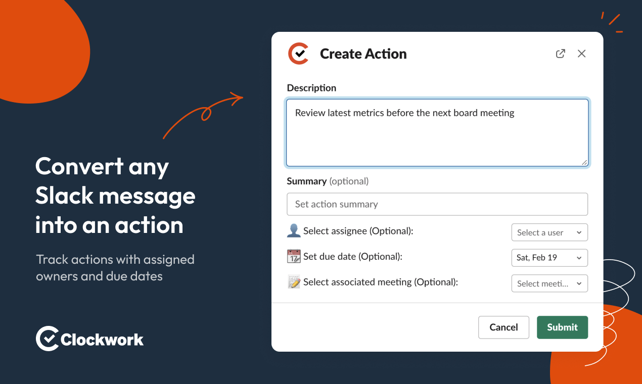 เครื่องจักร - AI Powered Bot เพื่อติดตามรายการแอ็คชั่นภายใน Slack media 3