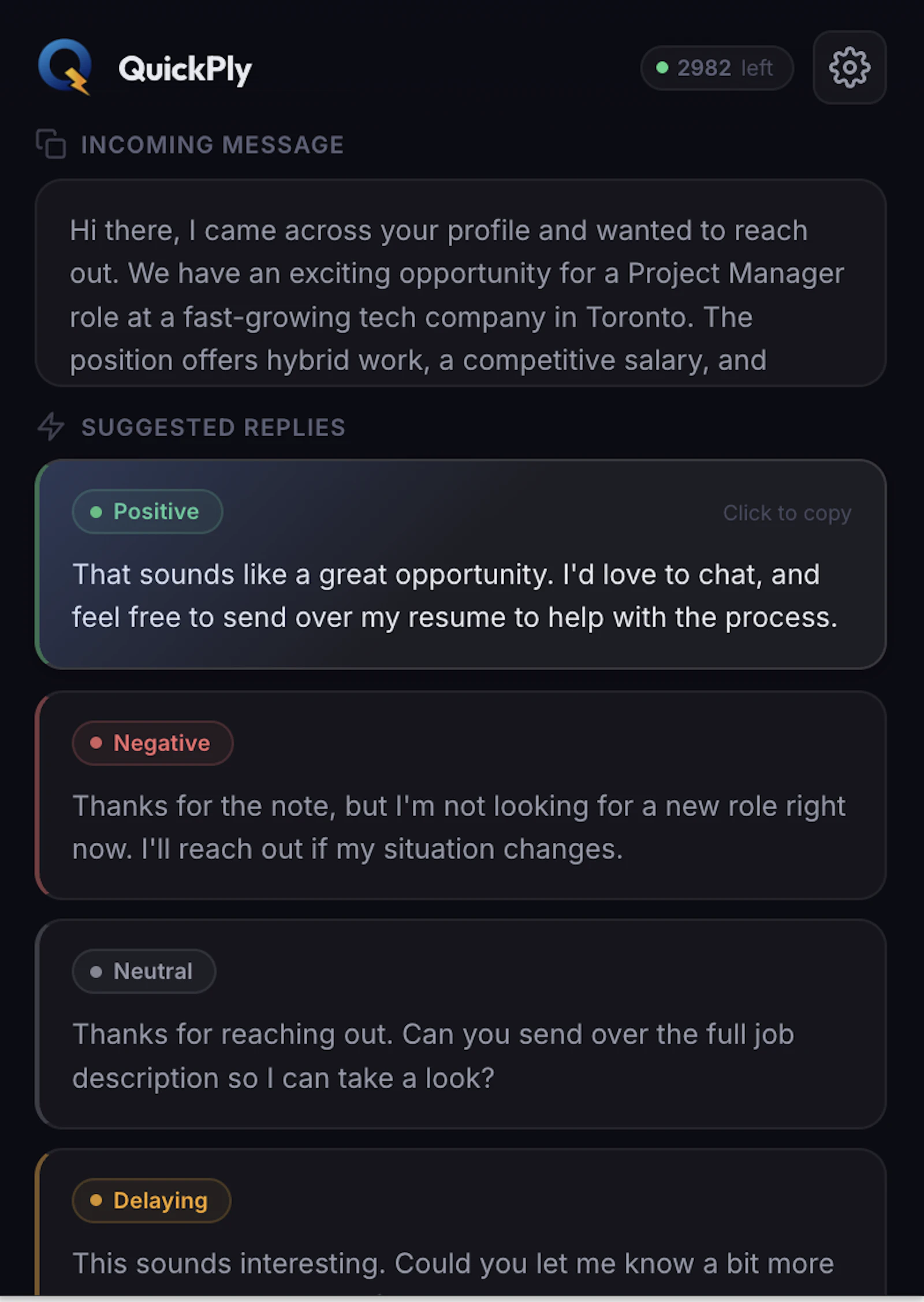 Quickply screenshot 3