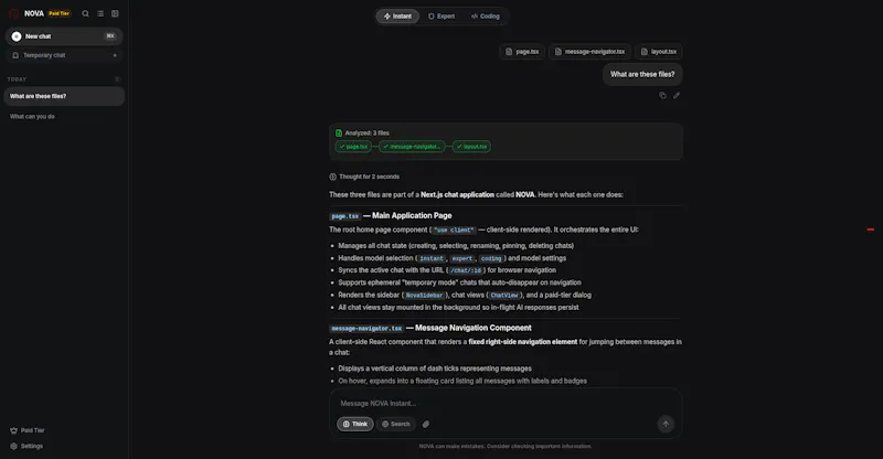 NOVA - UNCENSORED AI CHATBOT screenshot 2