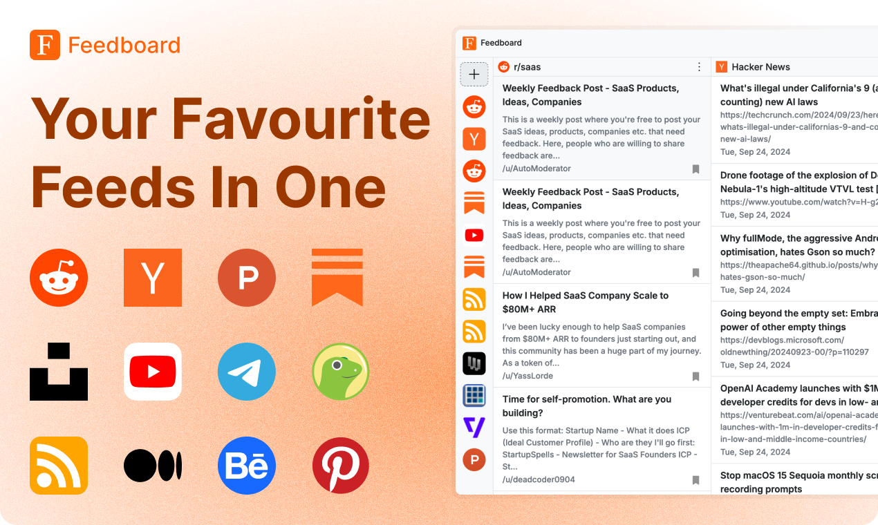 startuptile Feedboard-Your Favourite Feeds In One