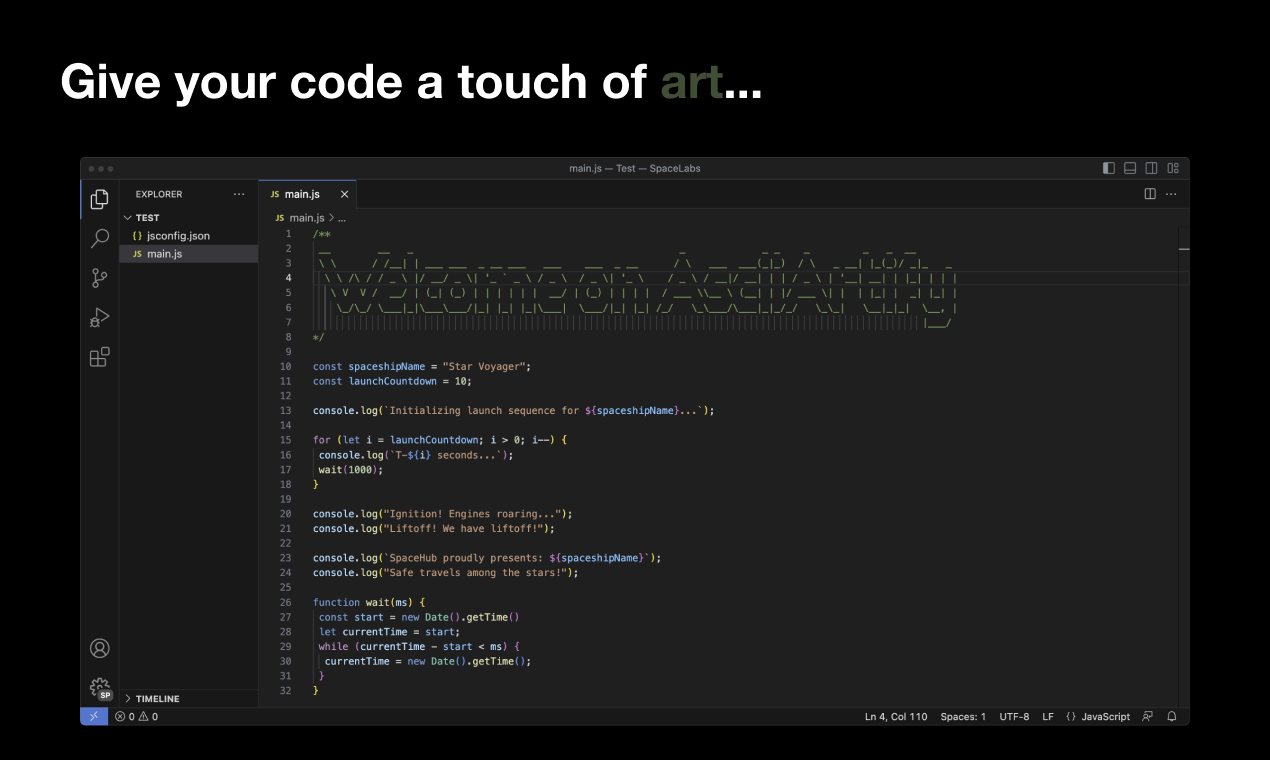 Asciiartify für VSCODE media 1