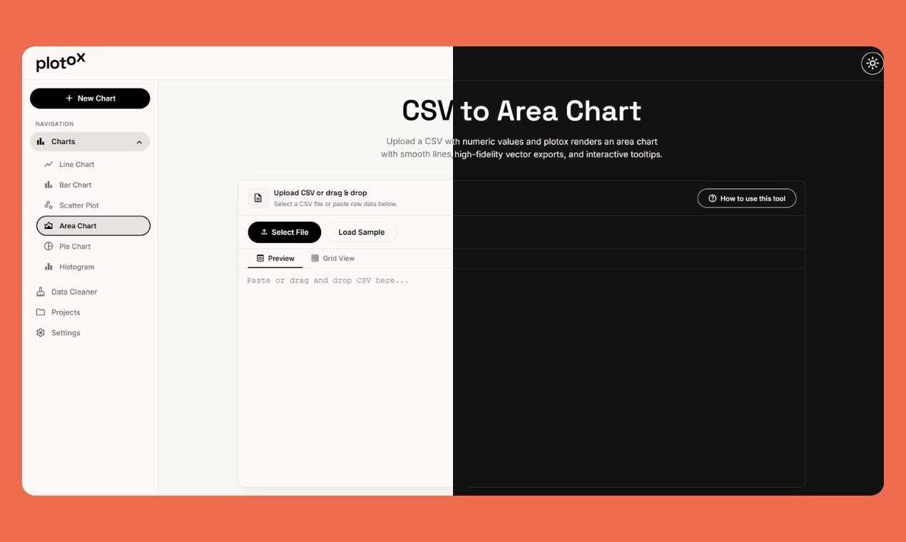 Plotox — Simple Data to Graph Generator  gallery image