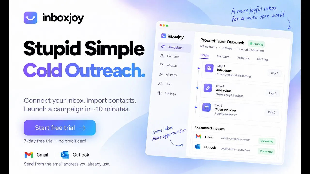InboxJoy - Stupidly Simple Cold Outreach gallery image