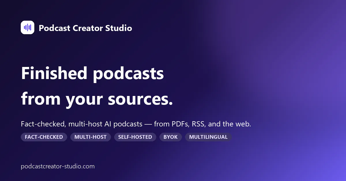 Podcast Creator Studio gallery image