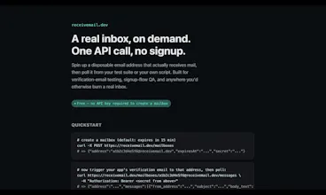 receivemail.dev gallery image