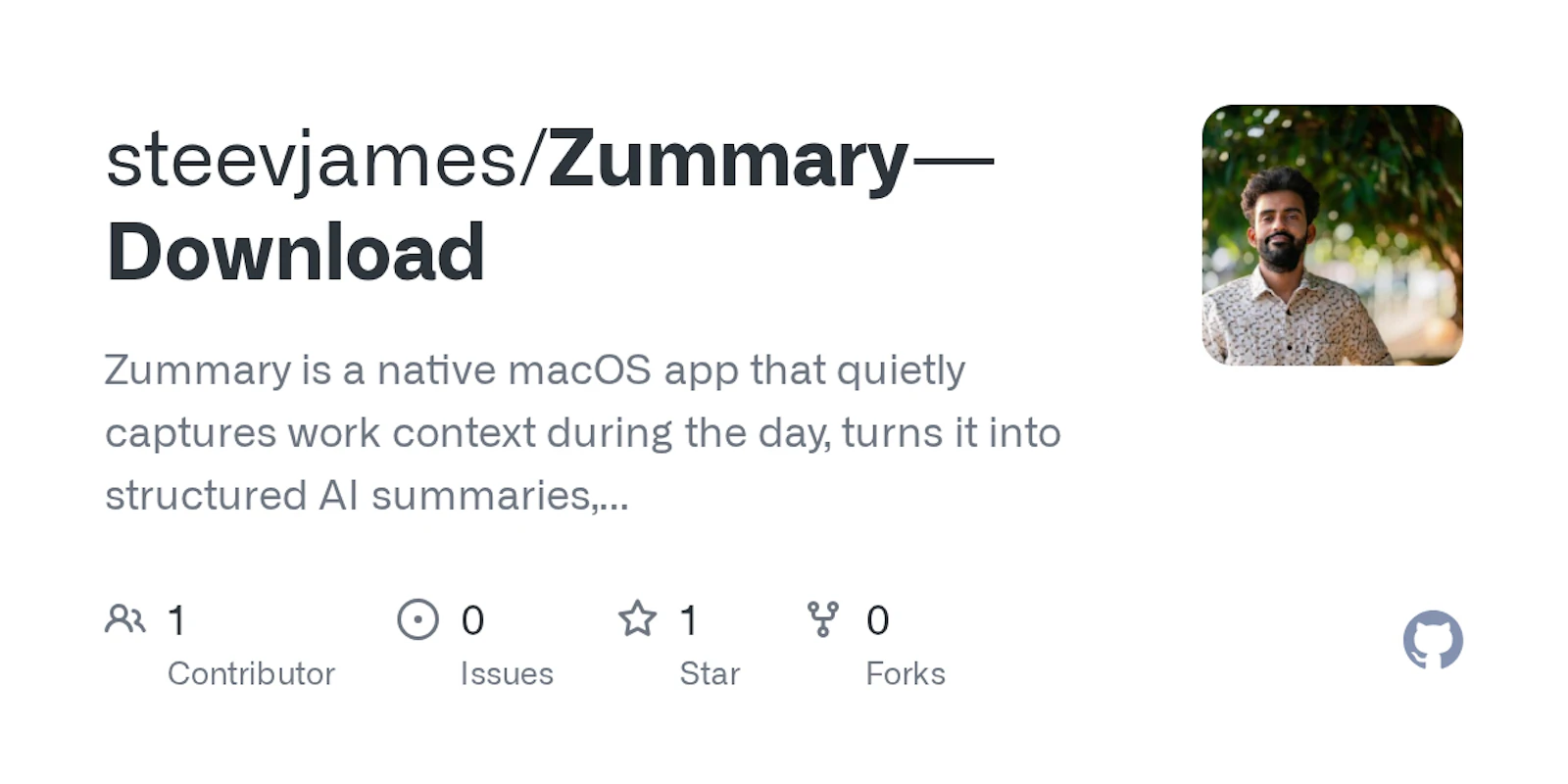 Zummary screenshot 1